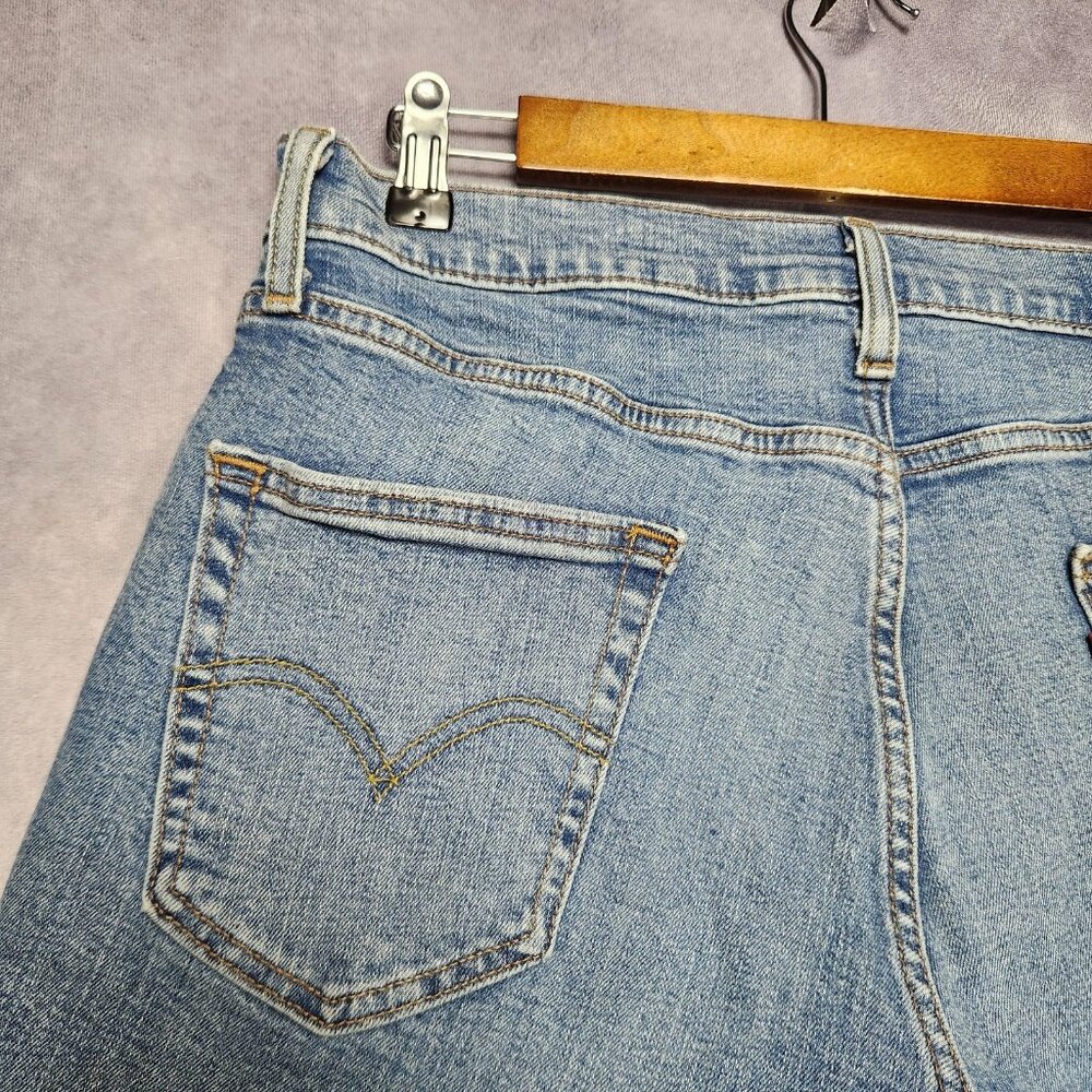 Levis 511 Jeans Mens 33 to‎ 34x30 Blue Denim Slim Fit Stretch Tapered Leg - Picture 10 of 15